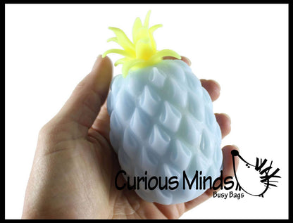Cute Pineapple Soft Fluff- Filled Squeeze Stress Balls