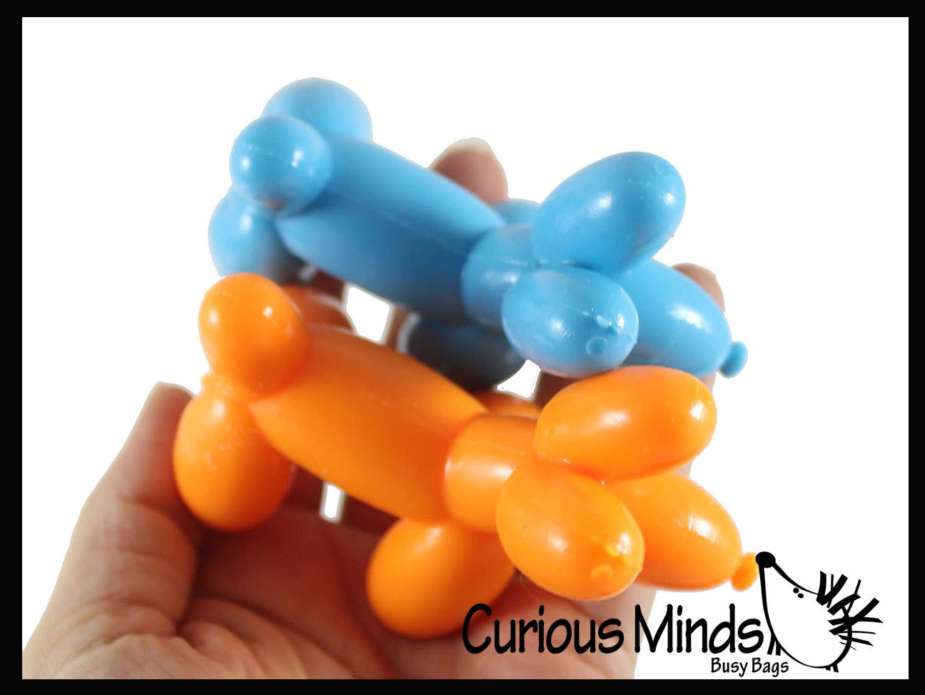 Mini Balloon Dog Doh Filled Stress Ball - Cute Squishy