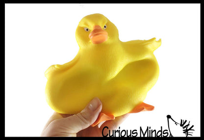 Jumbo Sand Filled Stretchy Smash Animals - Grumpy Duck