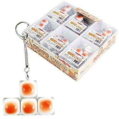 Toast Bread Clicker Key Holder (With Case)
