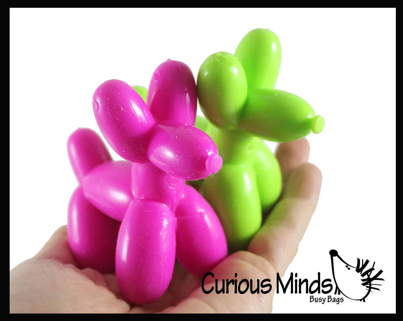 Mini Balloon Dog Doh Filled Stress Ball - Cute Squishy