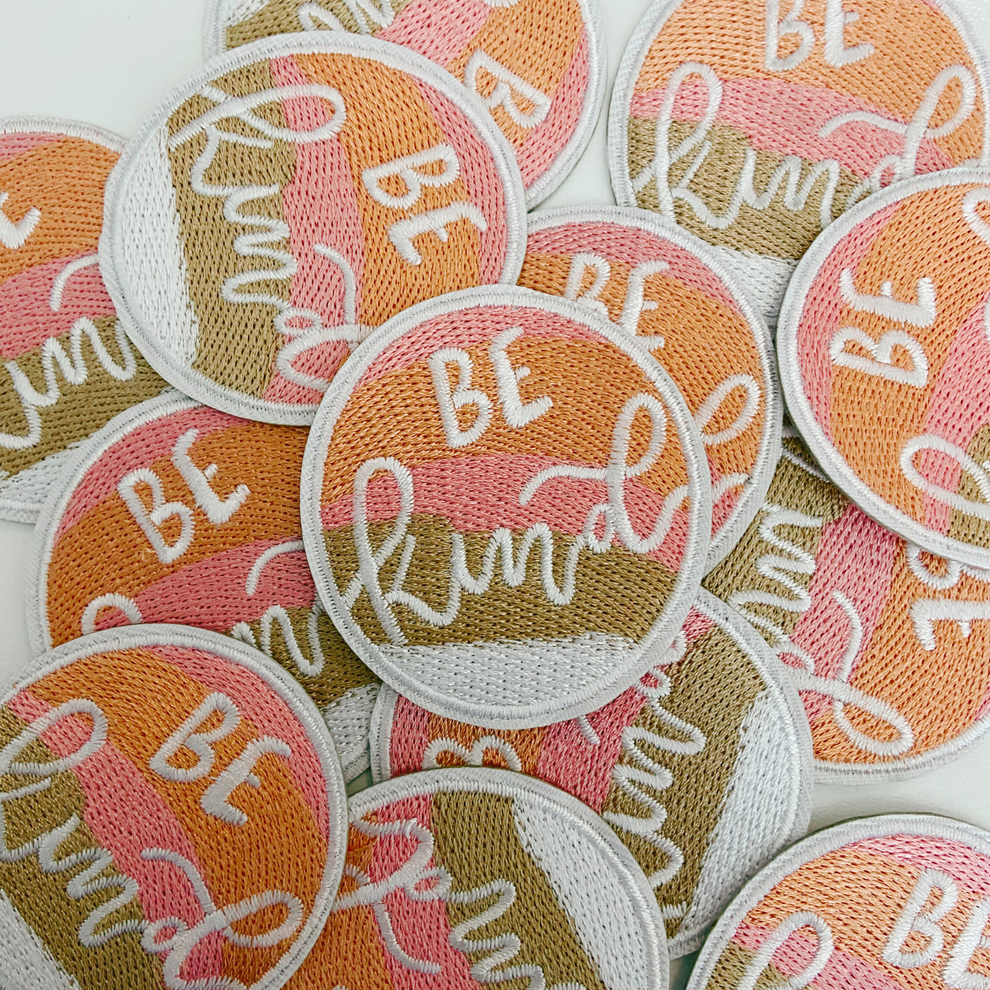 2" Be Kind -  Embroidered Hat Patch