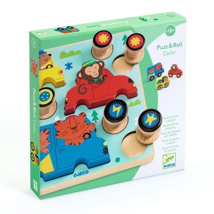 Puzz & Roll Color Wooden Puzzle