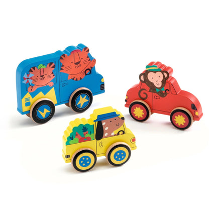 Puzz & Roll Color Wooden Puzzle