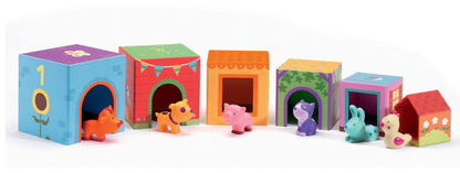 TopaniFarm Nest and Stack Blocks + Animals