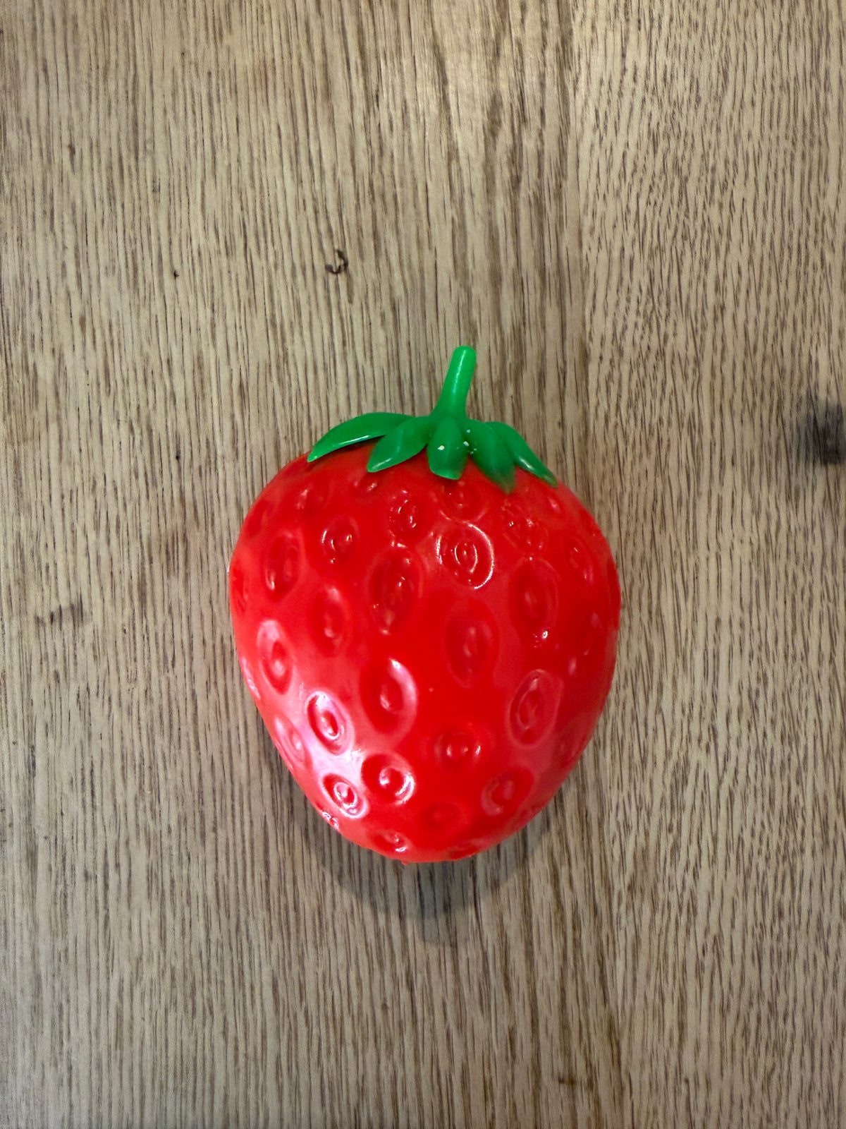 Strawberry crunchy squishy block