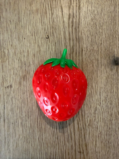 Strawberry crunchy squishy block