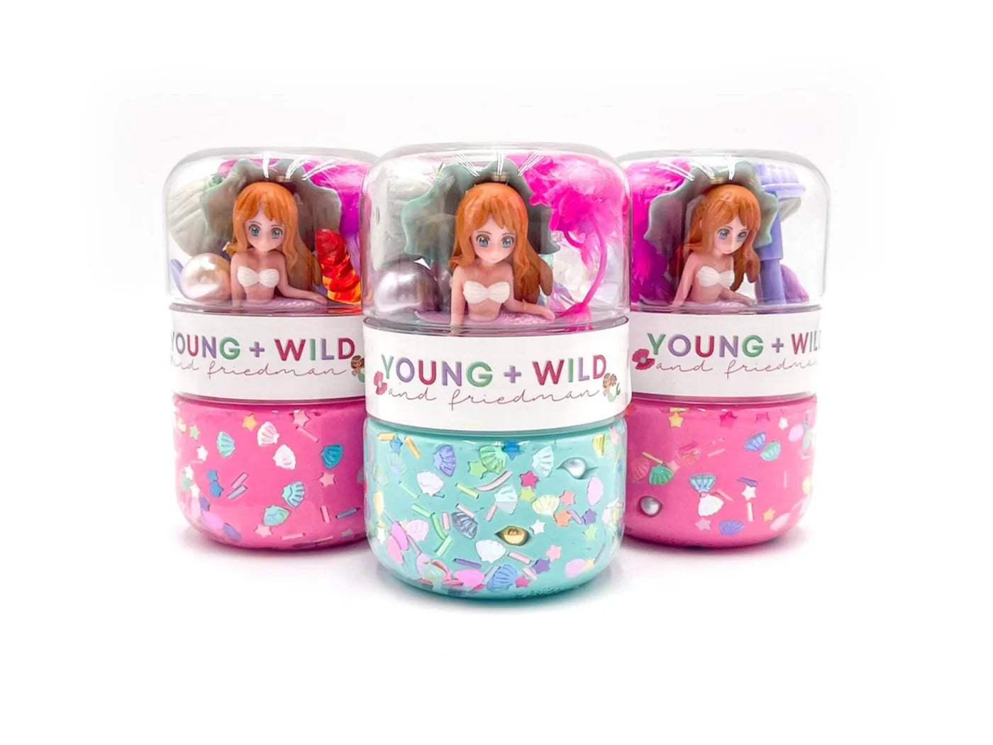 Mermaid Grab & Go Dough Jar