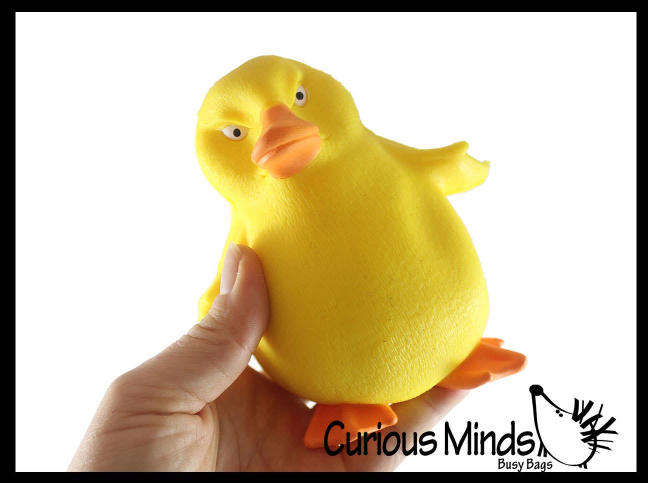 Jumbo Sand Filled Stretchy Smash Animals - Grumpy Duck