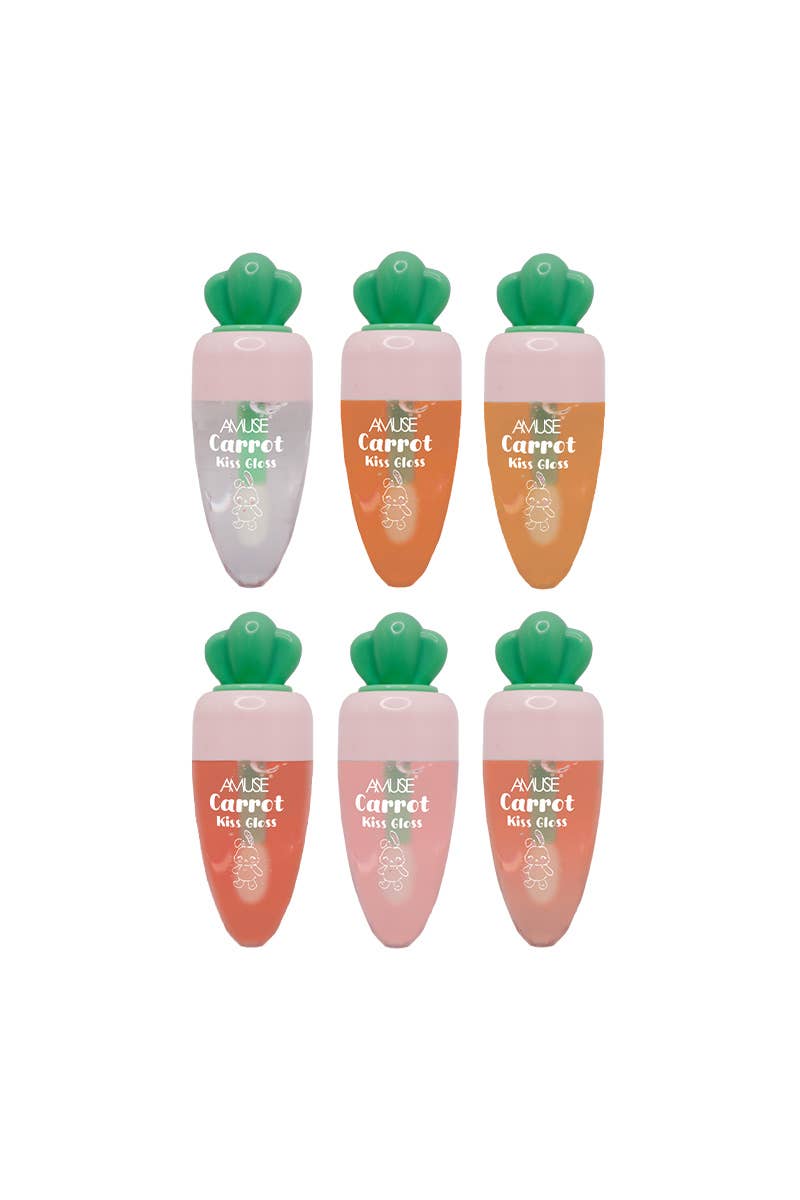 AMUSE LIP2216 Carrot Kiss Hydrating Lip Gloss - 24pc