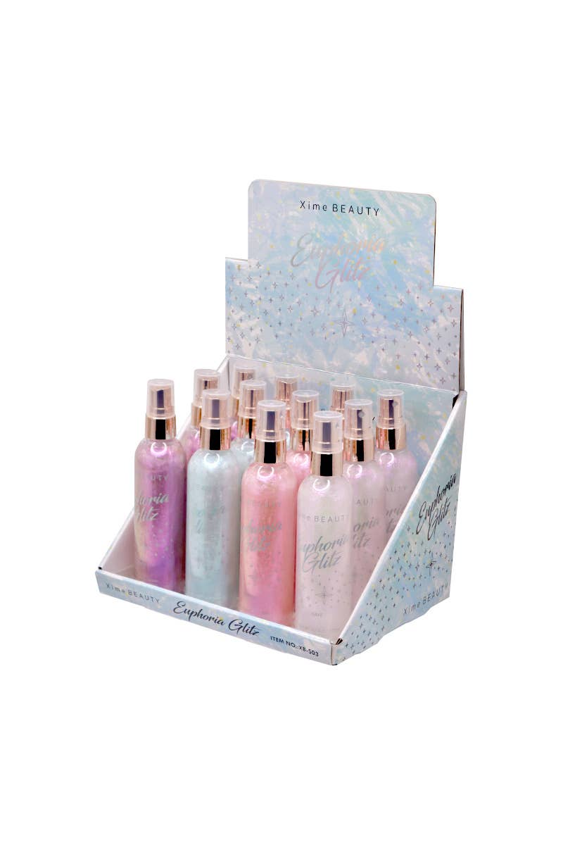 Xime XB-S03 Euphoria Glitz Body Simmer Spray - 12pc