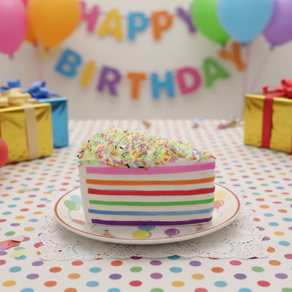 Rainbow Cake Squishy