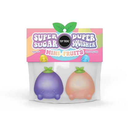 Super Duper Sugar Squisher - Mini Fruits 2 Pack set
