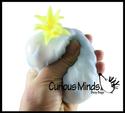 Cute Pineapple Soft Fluff- Filled Squeeze Stress Balls