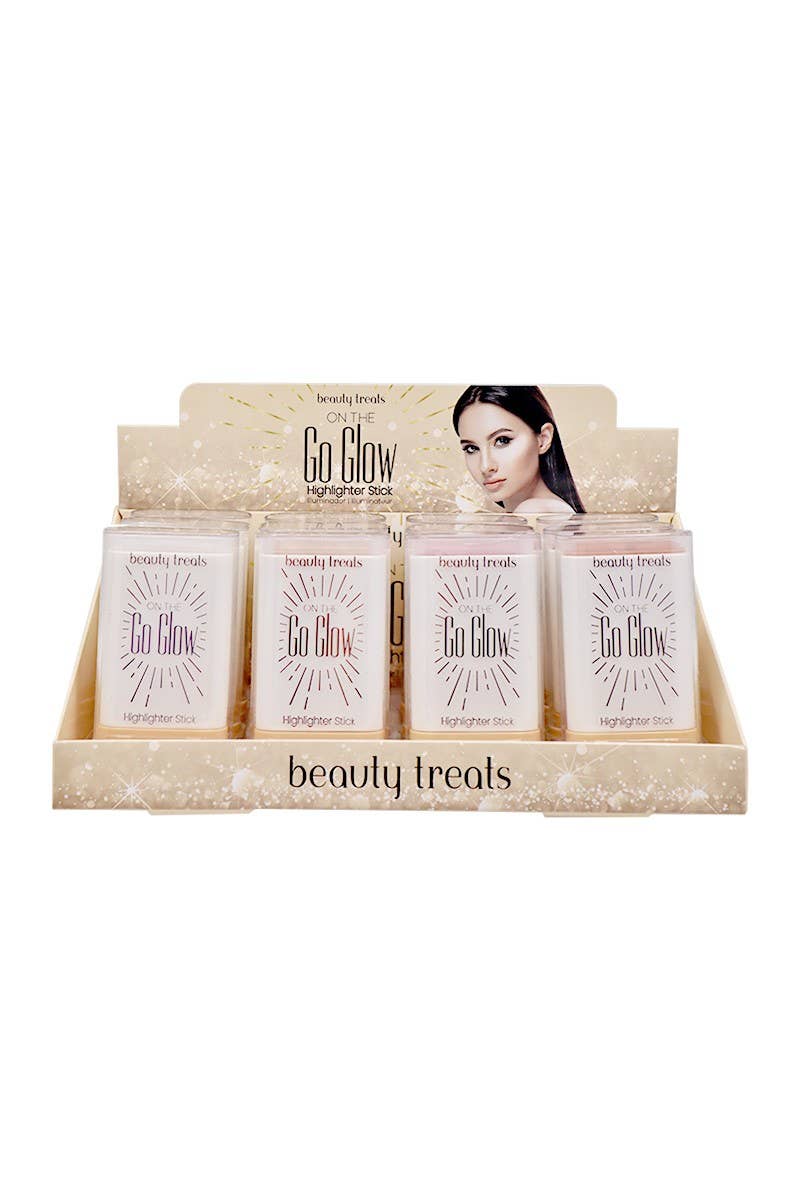 Beauty Treats 219 On The Go Glow Highlighter Stick - 12 pcs