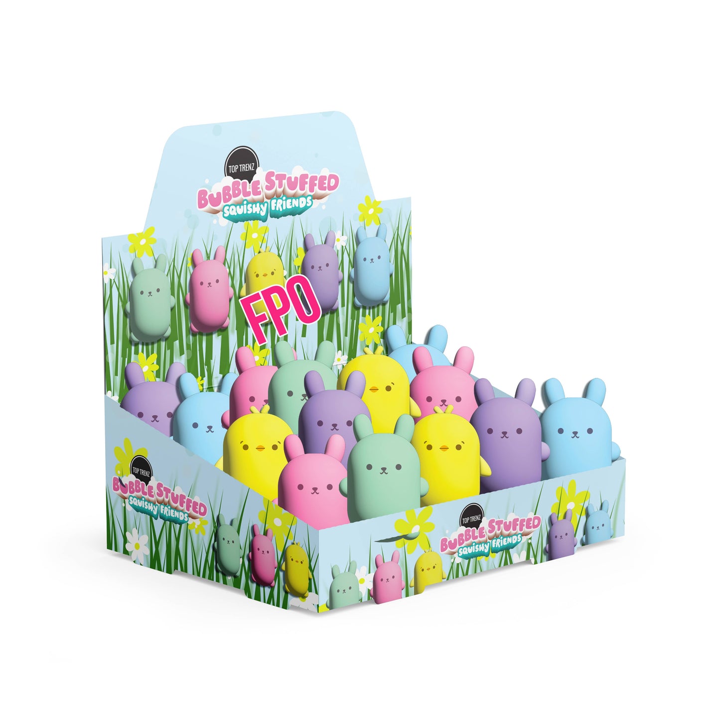 Bubble Stuffed Squishy Friends - Bunny Edition