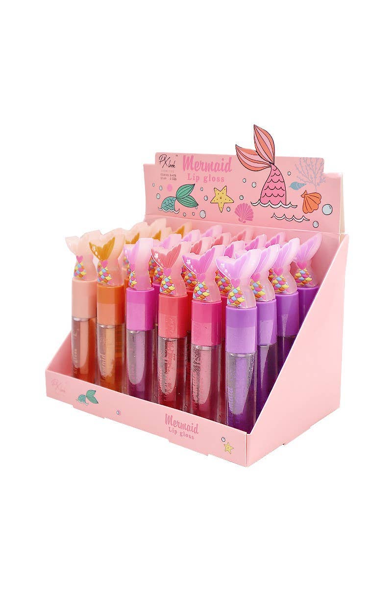 PxLook S-476 Mermaid Lip Gloss - 24pc