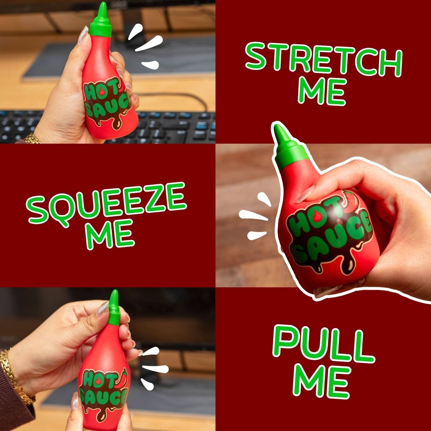 Hot Sauce Novelty Stress Toy