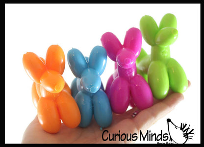 Mini Balloon Dog Doh Filled Stress Ball - Cute Squishy