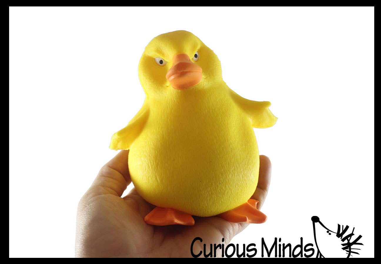 Jumbo Sand Filled Stretchy Smash Animals - Grumpy Duck