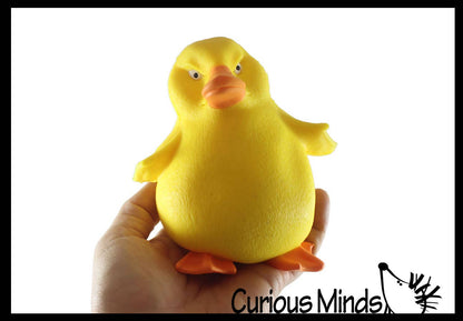 Jumbo Sand Filled Stretchy Smash Animals - Grumpy Duck