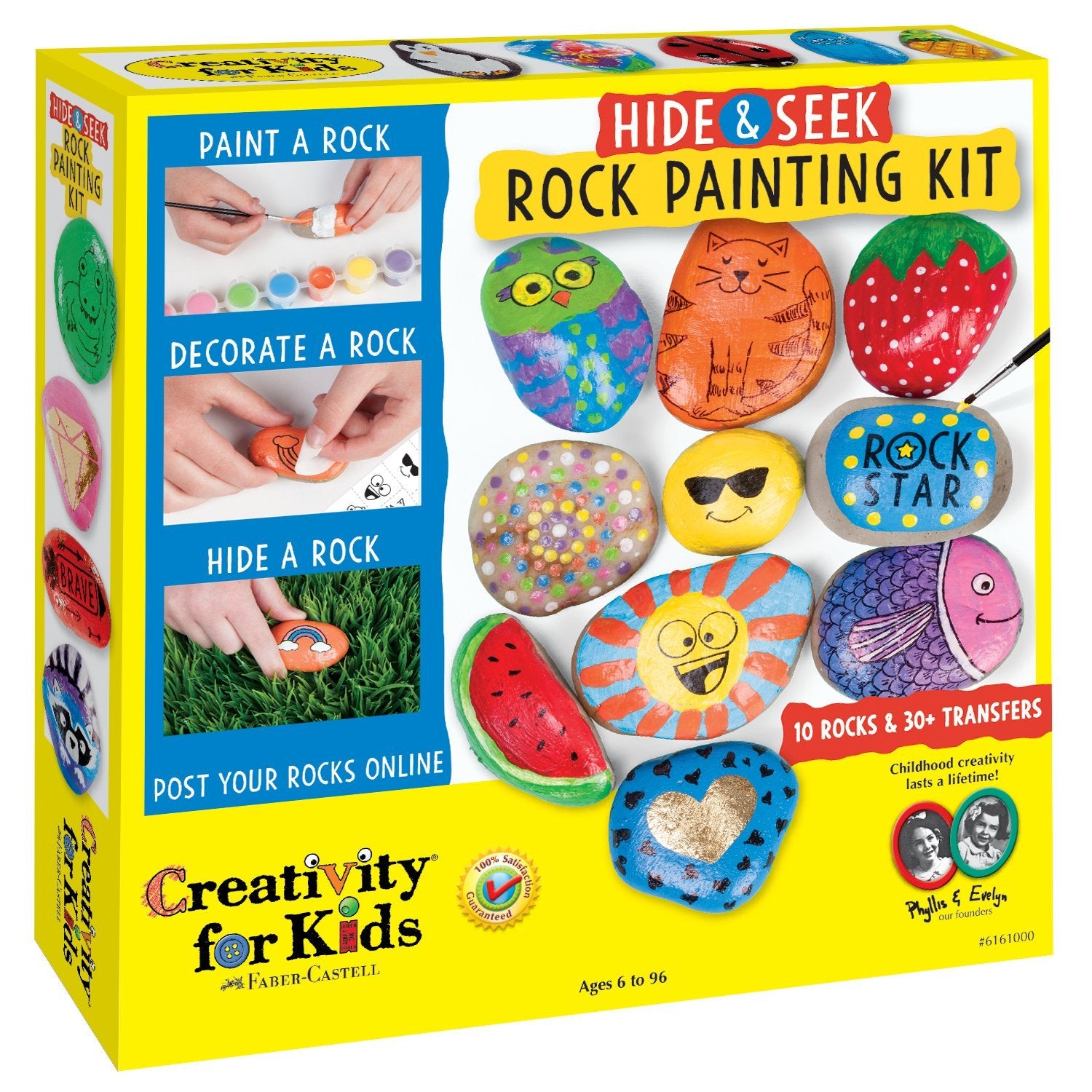 Hide & Seek Rock Painting
