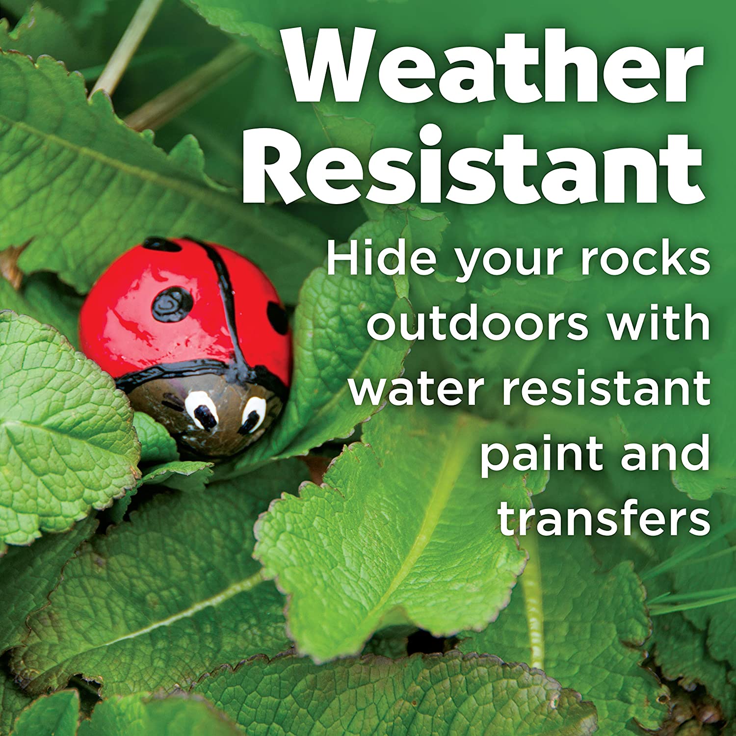 Hide & Seek Rock Painting