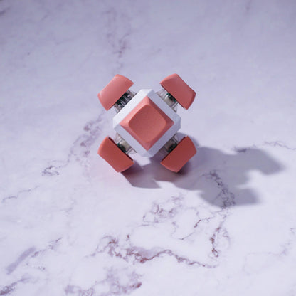 6 Key Cube: Mechanical Keyboard Fidget - Pastel Colors