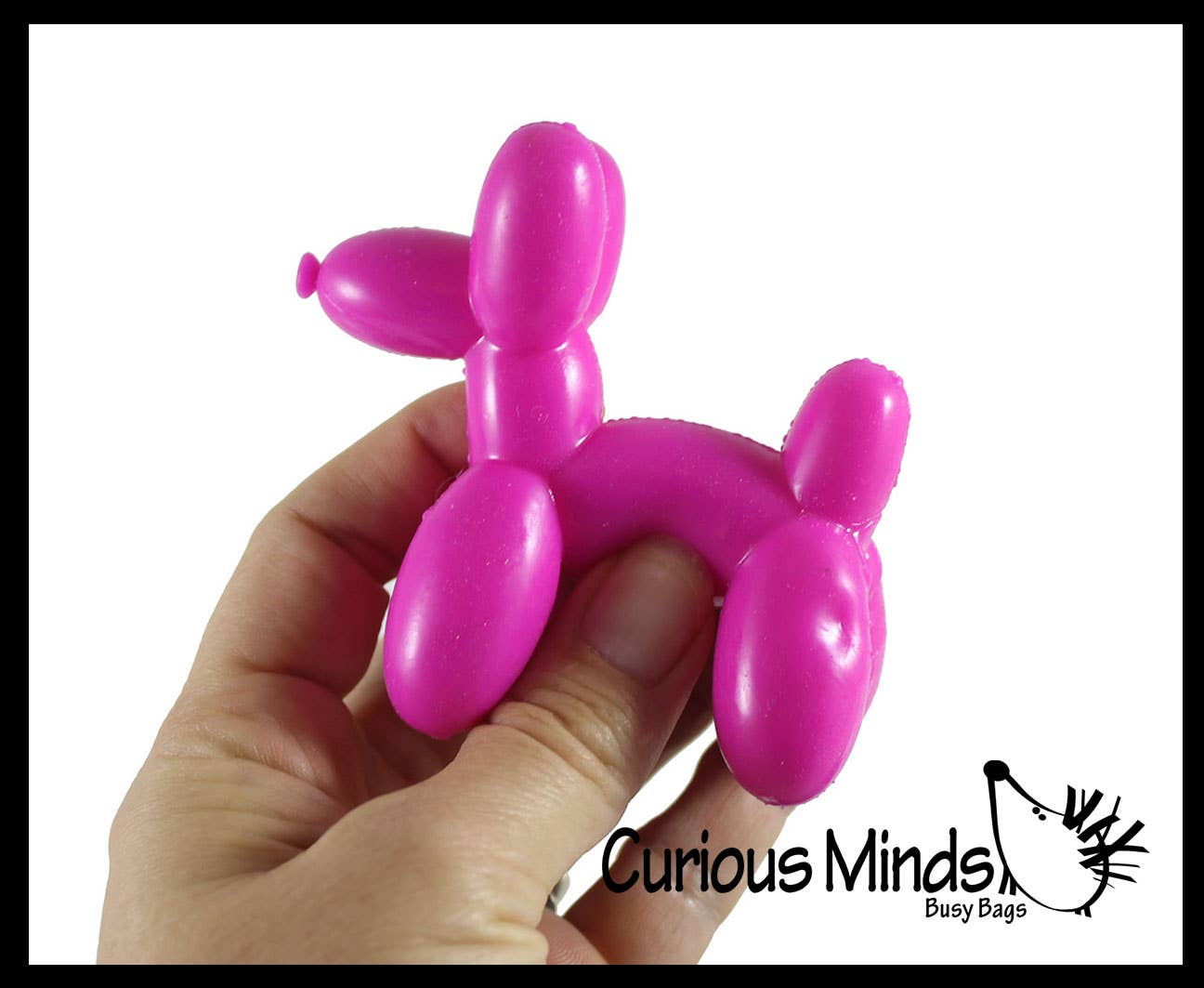 Mini Balloon Dog Doh Filled Stress Ball - Cute Squishy