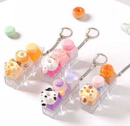 Trending DIY Keyboard Keychain Kit – Clickable 3-Keycap Set!