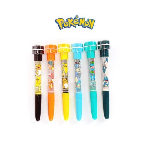 Pokémon Bubble Stamp + Ballpoint Pen + Bubble Wand