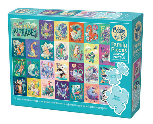 Animal Alphabet (Family) 350pc puzzle