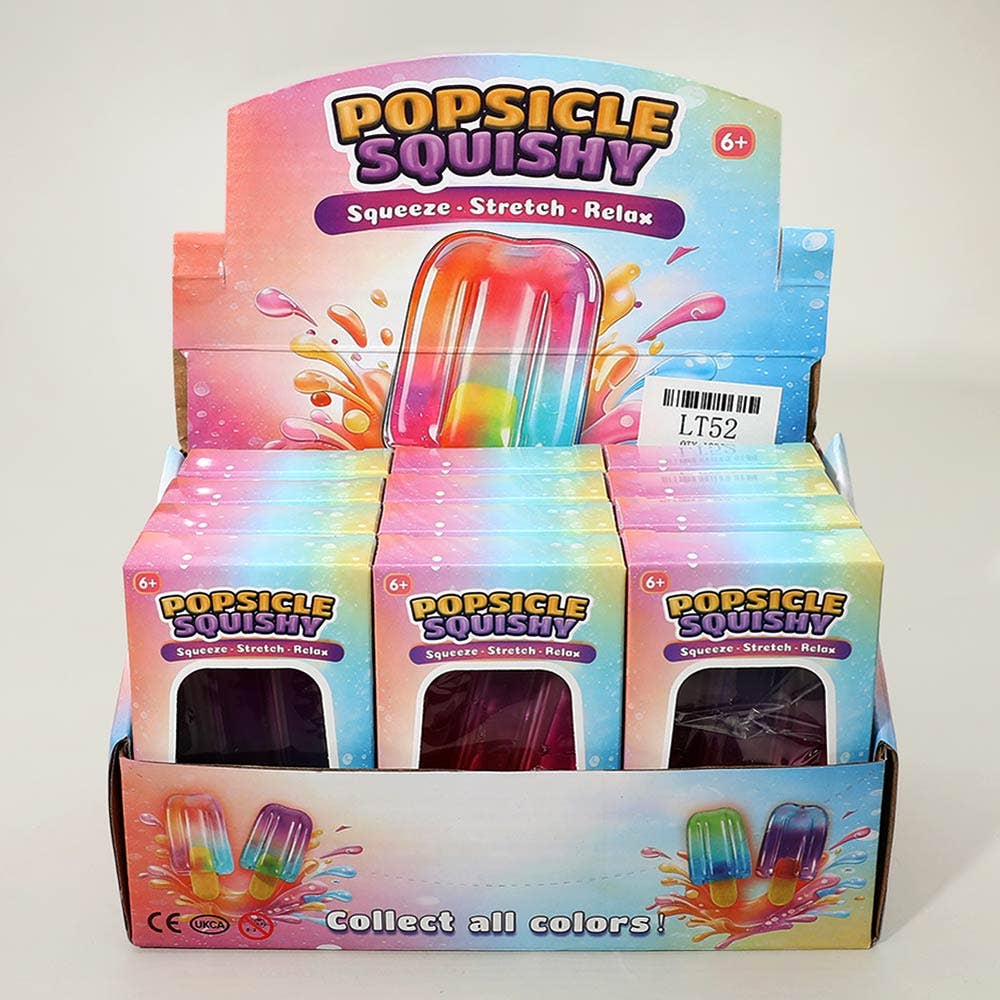 12PCS - Popsicle Squishy Stress Relief Squeeze Toy
