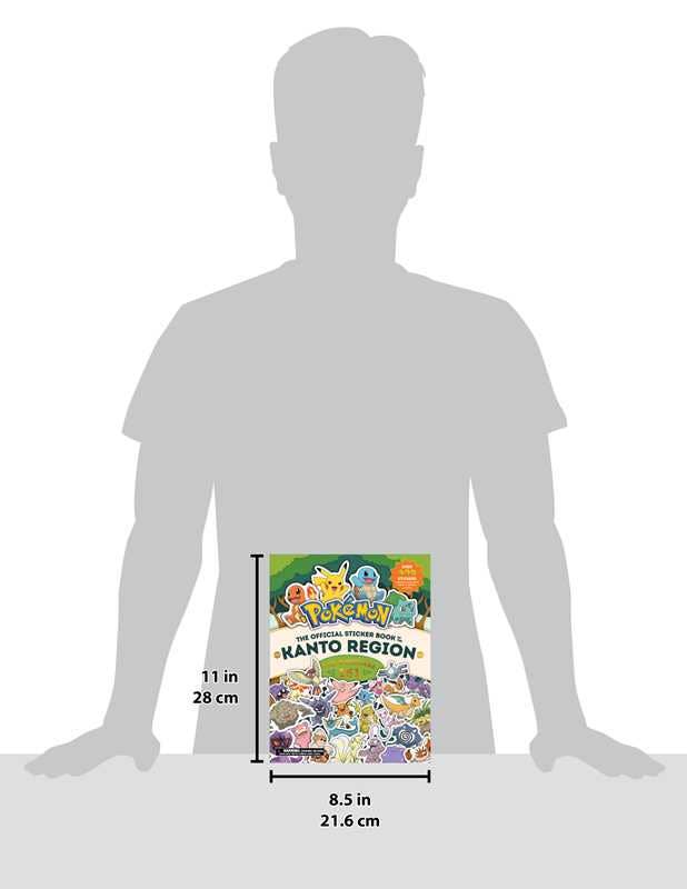 Pokémon The Official Sticker Book of the Kanto Region by Pikachu Press