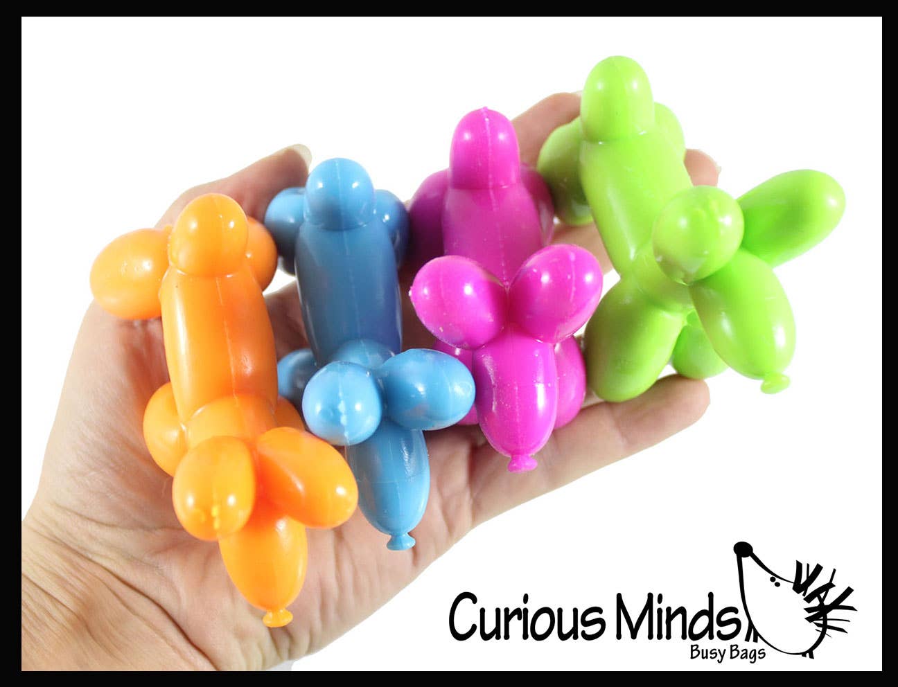 Mini Balloon Dog Doh Filled Stress Ball - Cute Squishy