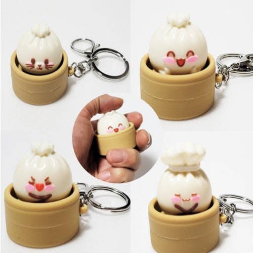 Dumpling Friends Clicker  Keychain – Viral Fidget Pop