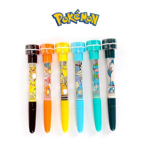 Pokémon Bubble Stamp + Ballpoint Pen + Bubble Wand