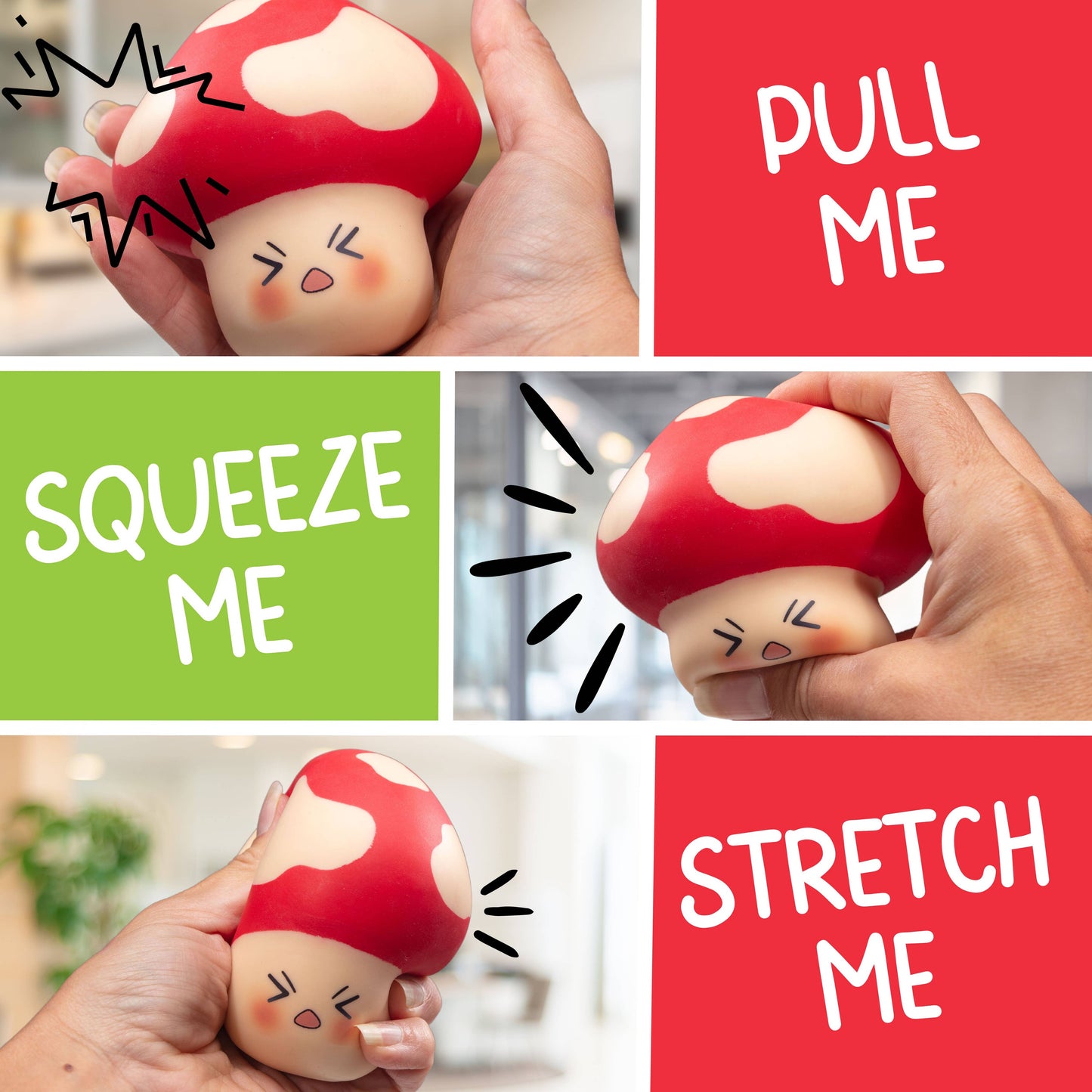 Stress Shroom Gag Stress Toy
