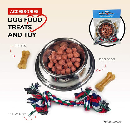 Perfect Petzzz Dog Bowl Toy Set