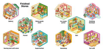 Cute & Cozy Sticker Rooms: Cozy Stores