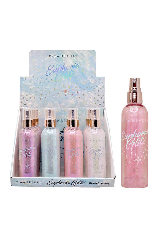 Xime XB-S03 Euphoria Glitz Body Simmer Spray - 12pc
