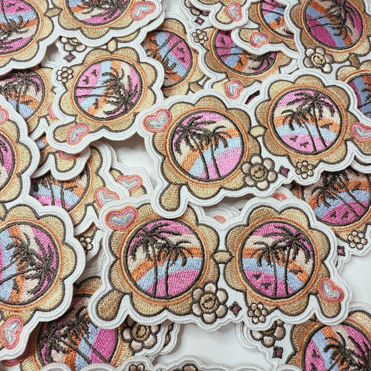 3.5" Groovy Sunglasses   -  Embroidered Hat Patch