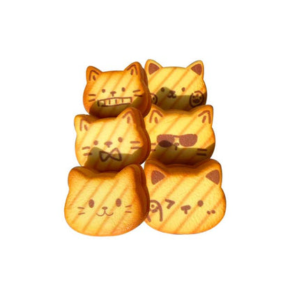 Nyang Nyang Cat Bread Squishy-Rebound Stress Toy
