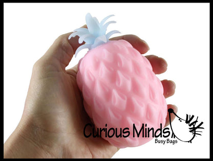 Cute Pineapple Soft Fluff- Filled Squeeze Stress Balls