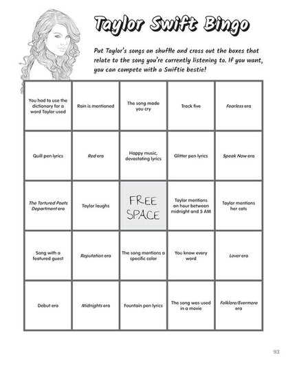 Tswift Forever Color Book