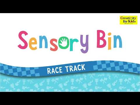 Sensory Bin Race Track