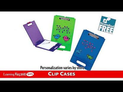 Clipcase Assorted Pink Lilac Blue or Lime