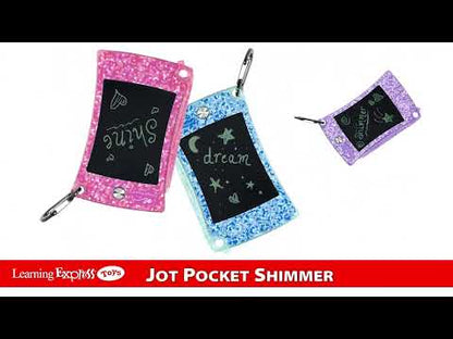 Jot Pocket Shimmer Blue