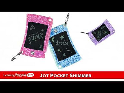 Jot Pocket Shimmer Blue