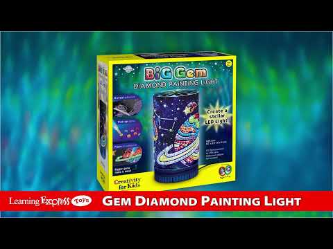 Gem Diamond Painting Lght
